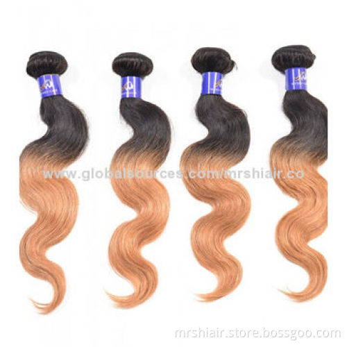20-inch Omber Color Weight 100g Brazilian Virgin Hair Extensions